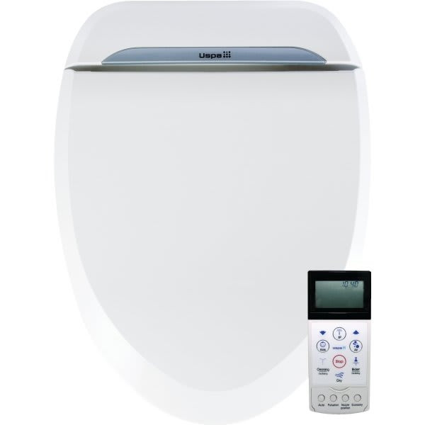 Biobidet U-Spa Elongated Bidet Toilet Seat Remote Control Operated Uspa 6800