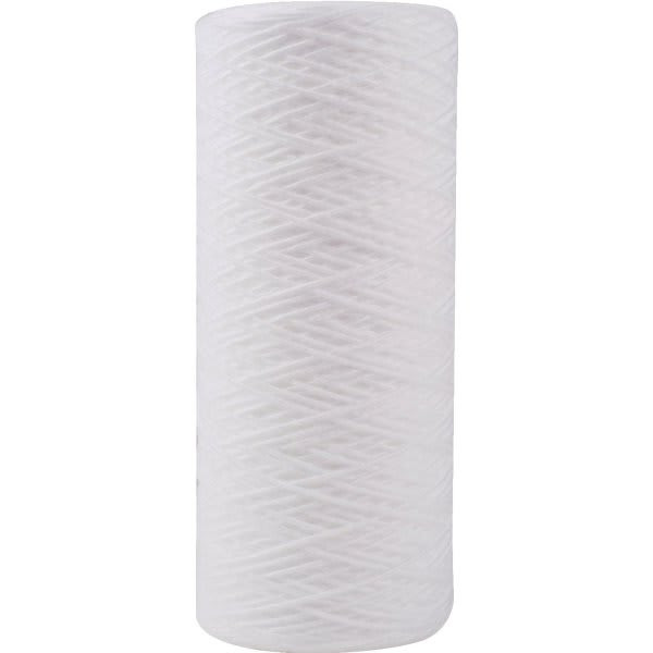 Watts 10" Full Flow String Wound Water Filter Cartridge, 20 Micron, Pack Of 8