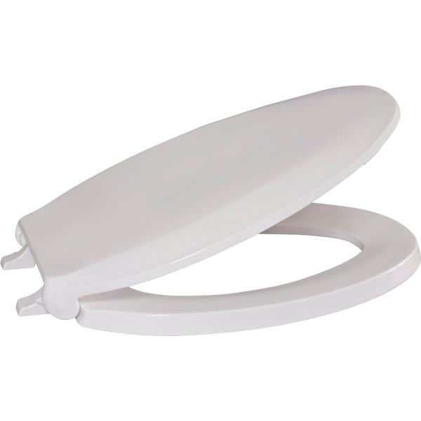 Centoco Extra Heavy Duty Plastic Toilet Seat, Elongated Closed Front With Lid