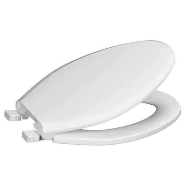 Centoco Plastic Toilet Seat, Elongated, Slow Close With Lift And Clean