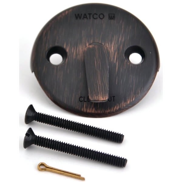 Watco Trip Lever Bathtub Overflow Plate Kit-Oil Rubbed Bronze Finish
