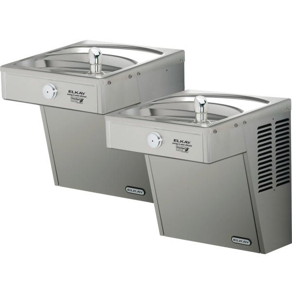 Elkay Cooler, Wall Mount, Bi-Level, Greenspec, Ada, Vr, Nonfiltered, 8 Gph, Ss