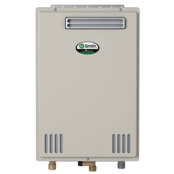 A. O. Smith Outdoor Condensing High Efficiency 120k Btu Ng Tankless Water Heater