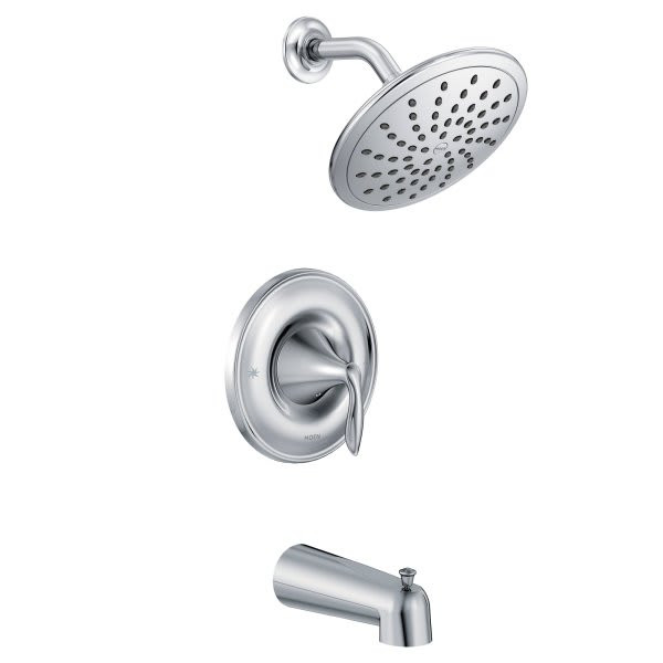 Moen Eva Chrome Posi-Temp Tub/Shower 2.0 To 1.75 GPM