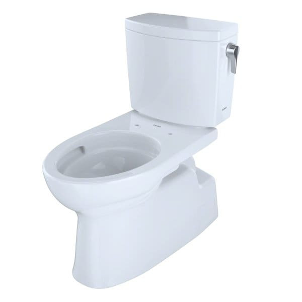 Toto® Vespin® II 1g® Two-Piece 1.0 GPF Toilet With Cefiontect® & RH Lever Cotton