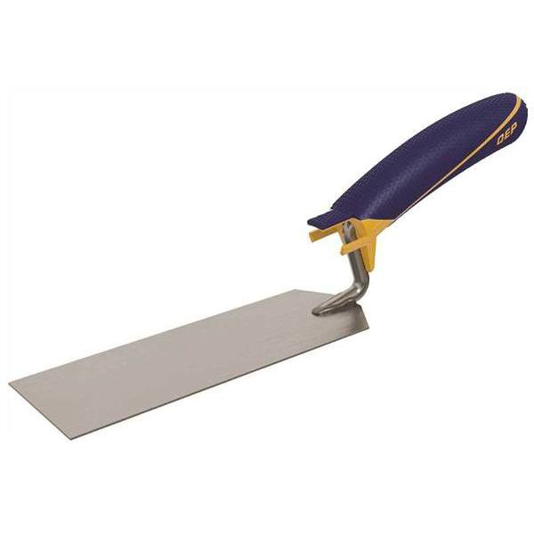 QEP 6" X 2" Margin Trowel W/ Steel Blade, Comfort Grip & Bucket Hook