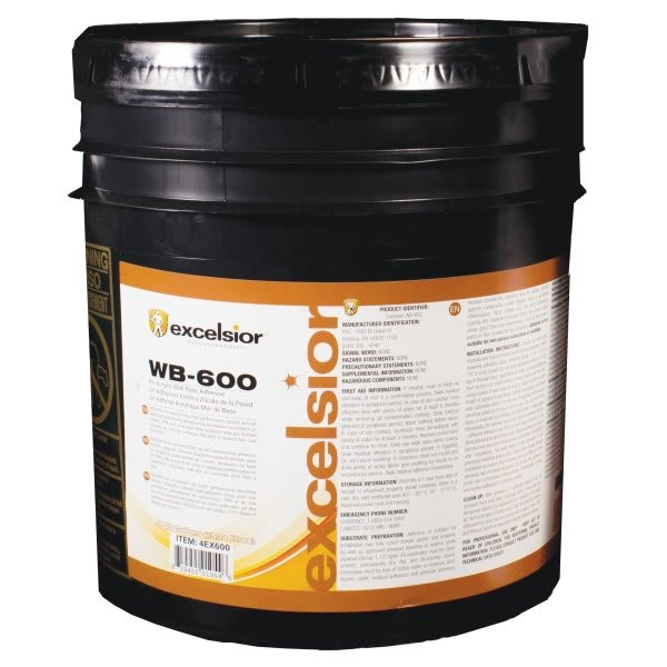 Roppe 600 Series Water-Based Adhesive, 4 Gallons 4EX600