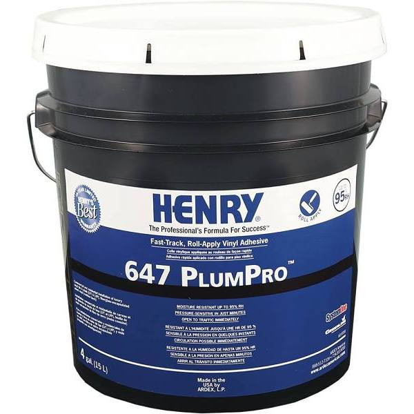 Henry 647 4 Gal. Luxury Vinyl Tile And Plank Flooring Adhesive 30887