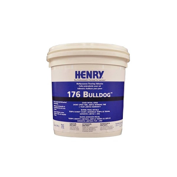 Henry 176 Bulldog Multi-Purpose Carpet And Sheet Vinyl Adhesive, 1 Gallon