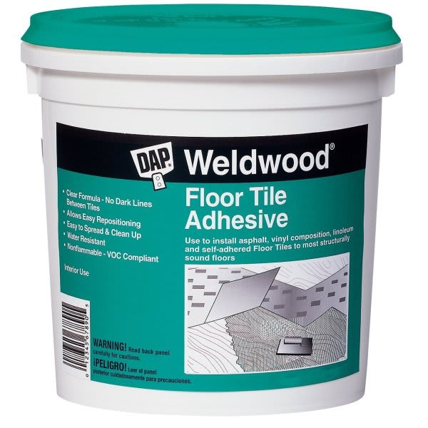 Dap Weldwood 1 Qt Floor Tile Adhesive Package Of 6
