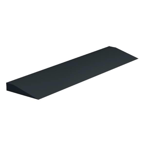 Roppe 9ft Profile #20 Series Black Rubber Reducer