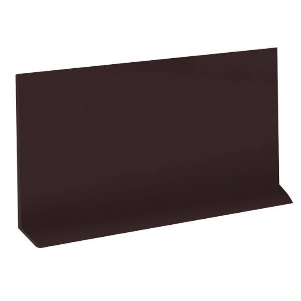 Roppe 42 In. X 7 In. Brown Rubber Stair Riser