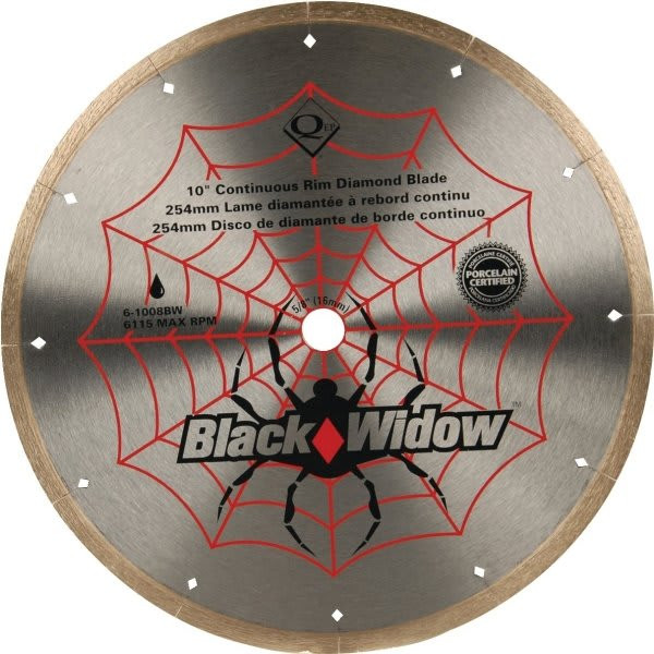 Qep 10 Micro Segmented Wet Cutting Porcelain Tile Diamond Blade, Model 6-1008bw
