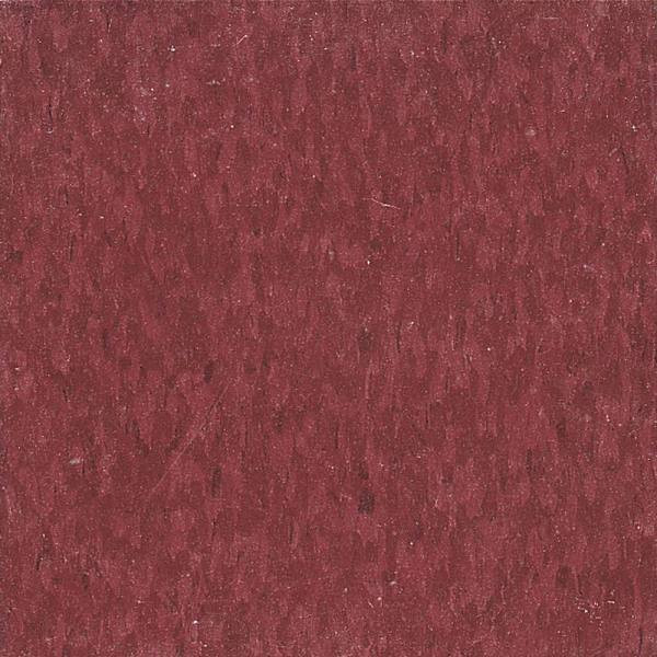 Armstrong Flooring  12 In. X 12 In. Pomegranate Red Imperial Texture Commercial Vinyl Composite Tile, Case Of 45