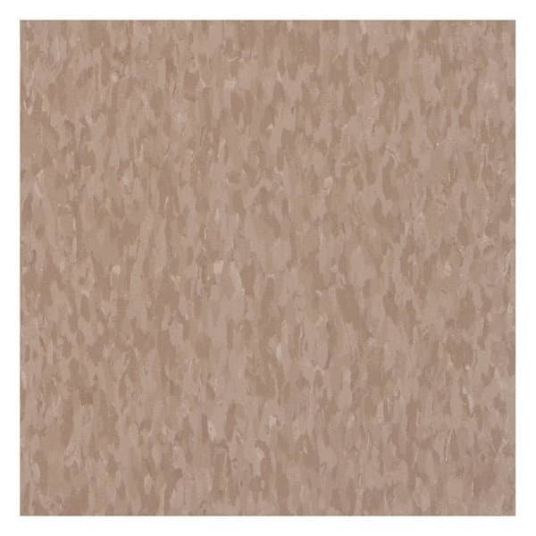 Armstrong Flooring Imperial Texture Vct, 12" X 12" X 1/8", Cafe Latte