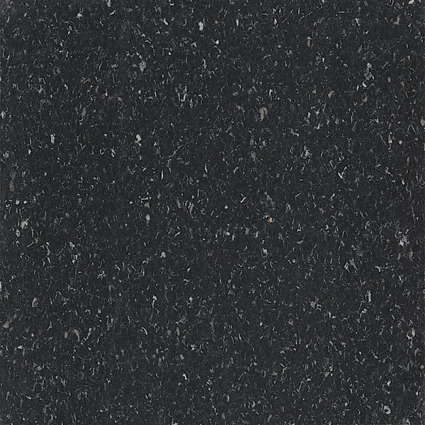 Armstrong Flooring Crown Texture Tile, Classic Black, 12" X 12", Case Of 45