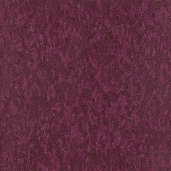 Armstrong Flooring Imperial Texture Tile, wineberry, 12" X 12", Case Of 45