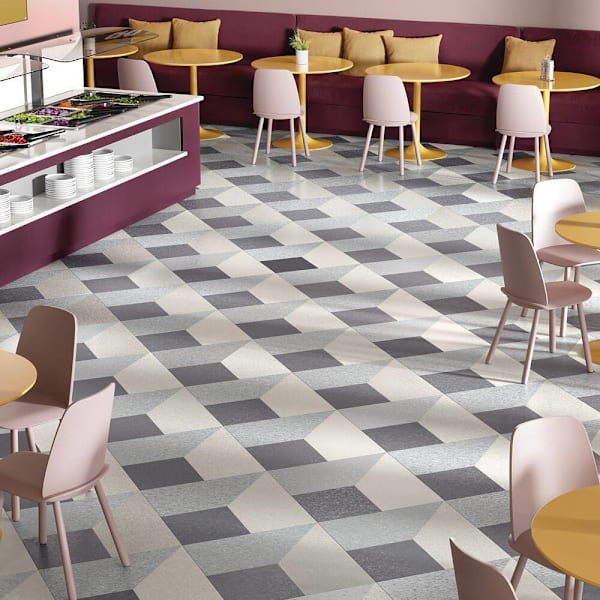 Armstrong Flooring Safety Zone Tile, Soft Warm Gray, 12" X 12", Case Of 45