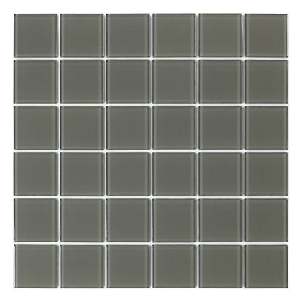 Inoxia Speedtiles Lotus Green 11.73" X 11.73" Glass Wall Tile, Case Of 6 IG200LOT572/BX6