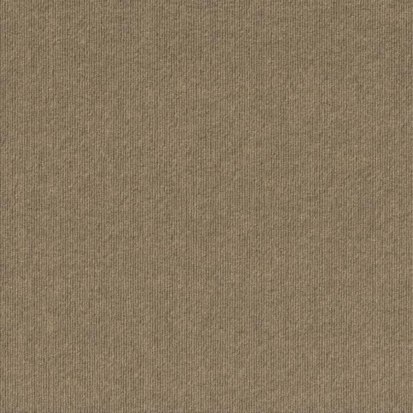 Foss Floors Premium Self-Stick Ridgeline Chestnut Carpet Tiles, Case Of 15
