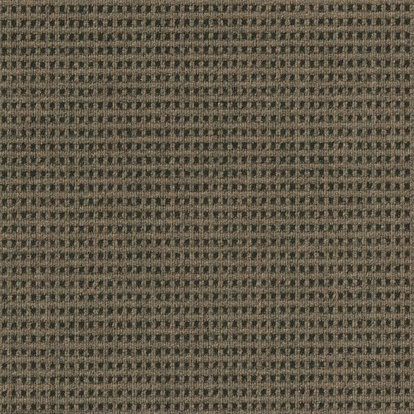 Foss Floors Premium Self-Stick Mosaics Chestnut, Black Carpet Tiles, Case Of 15