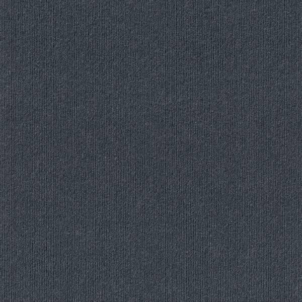 Foss Floors Premium Self-Stick Ridgeline Denim Carpet Tiles, Case Of 15