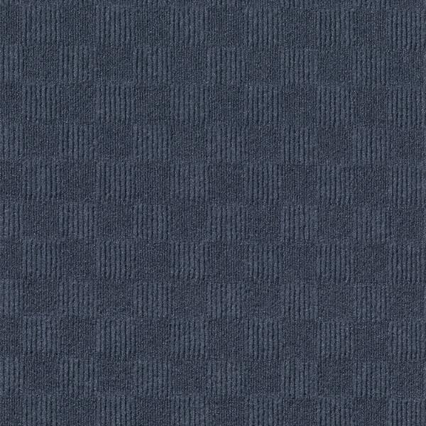 Foss Floors Self-Stick Crochet Carpet Tiles (Denim) (15-Case)