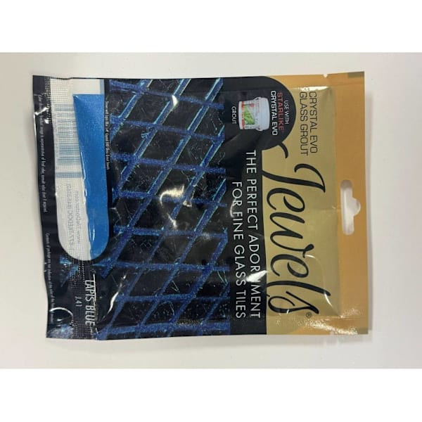 The Tile Doctor Crystal Evo Glass Grout Jewels, Lapis Blue, 75 Grams