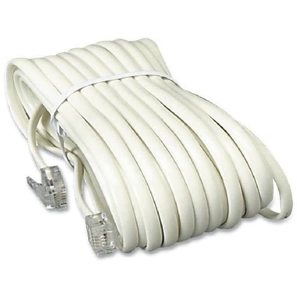 Softalk 25 Ft. Plug/Plug Telephone Extension Cord (Ivory)