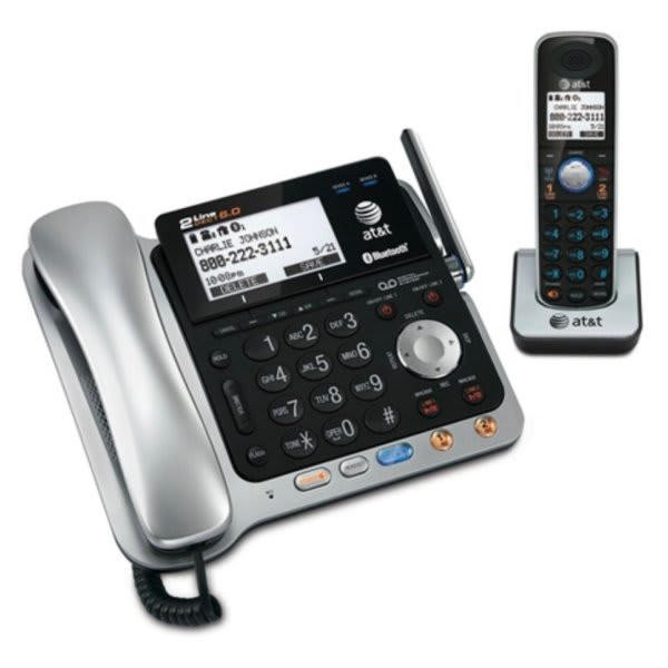 AT&T Tl86109two Line Corded/Cordless Combo Telephone
