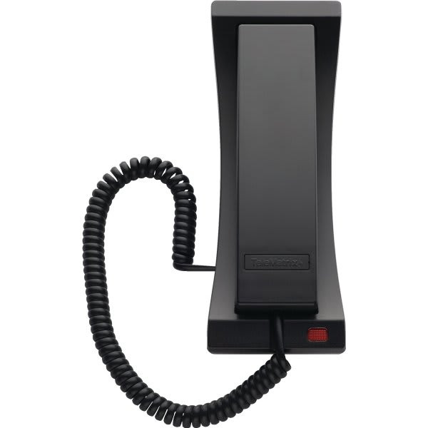 Telematrix Single Line Trimline Hotel Telephone In Black
