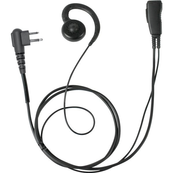 Lightweight Ear Bud W/ Push-To-Talk Microphone