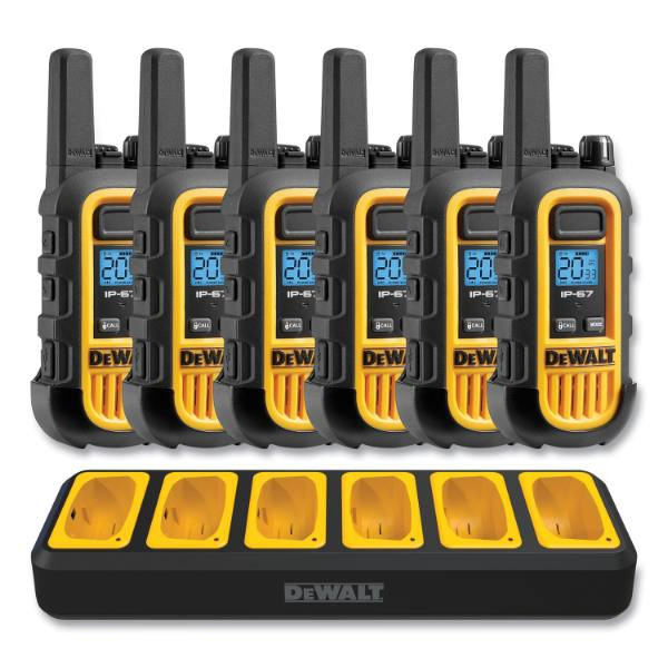 DeWalt Dxfrs300bch Heavy-Duty Walkie Talkies 1 W 22 Channels