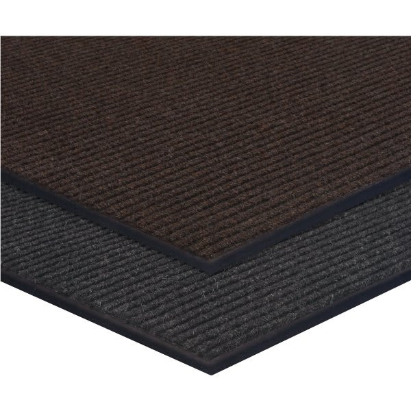Apache Mills 3 X 5' Indoor Floor Mat Black Apache Ribbed