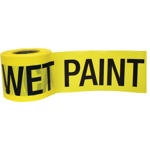 C.h. Hanson 3" X 300' "Wet Paint" Barrier Tape