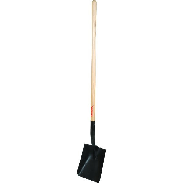 Corona 48" Square Point Hollow-Back Shovel, Ash Wood Handle