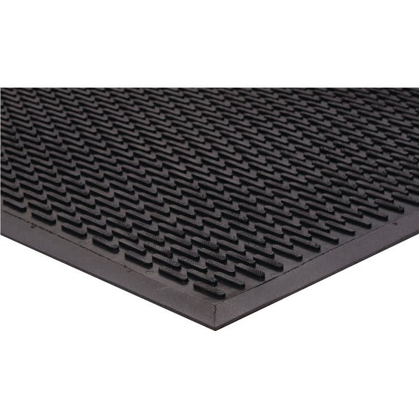 Apache Mills Supergrip 44" X 67" Outdoor Entrance Scraper Floor Mat, Black