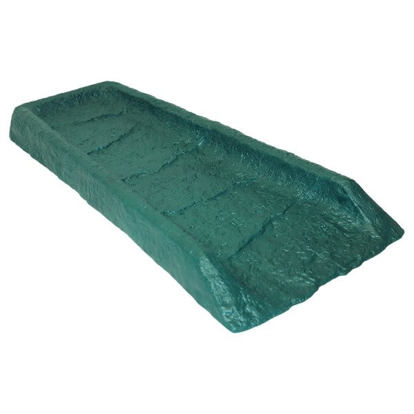 Emsco Rain Gutter Natural Splash Block - Hunter Green