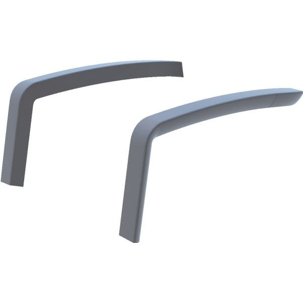 Grosfillex Sunset Arms For Conversational Seating Platinum Gray