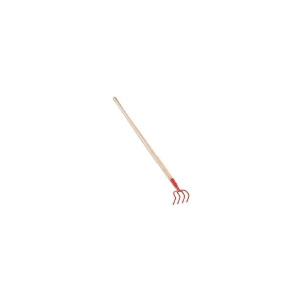 Corona 4-Prong Cultivator, Tempered Steel Head, 54" Ash Handle