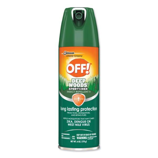 Off! 6 Oz Deep Woods Sportsmen Insect Aerosol Repellent, Case Of 12