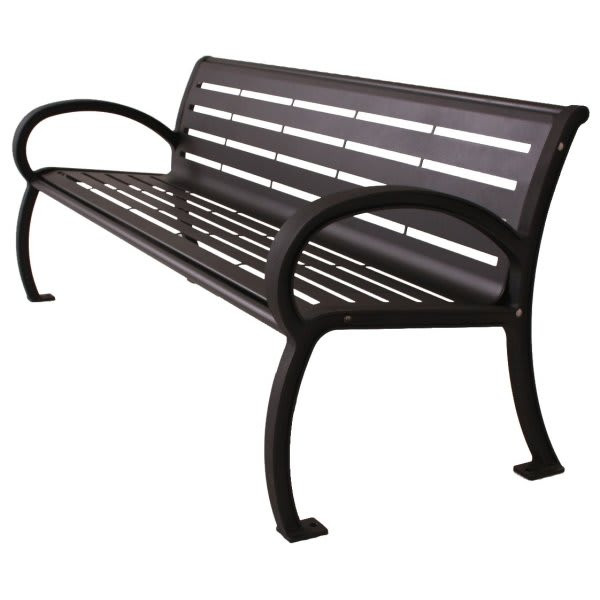 Ultrasite Premium Black Portable Wilmington Bench 4' Slat