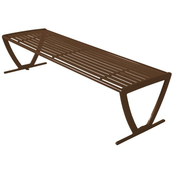 Ultrasite Premium Brown Portable Augusta Bench 6' And Armrests