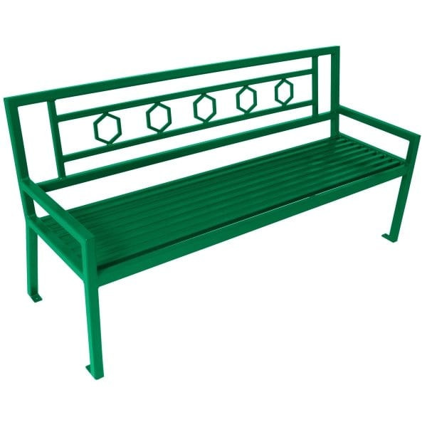 Ultrasite Green Huntington Bench 6'