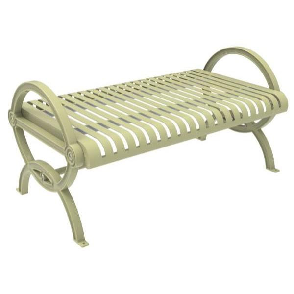 Ultrasite Beige Portable Durham Bench 4' Vertical Slat