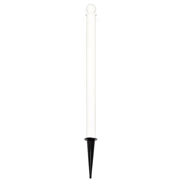 Mr. Chain White Medium Duty Ground Pole