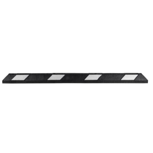 Justrite 6' Park It Black Striped White Parking Curb