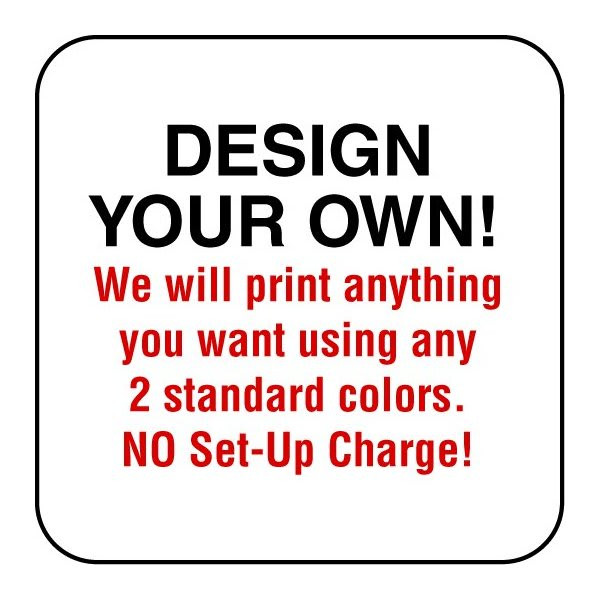 Custom Parking Permit Static Cling, 1-3/4 X 1-3/4 Package Of 100