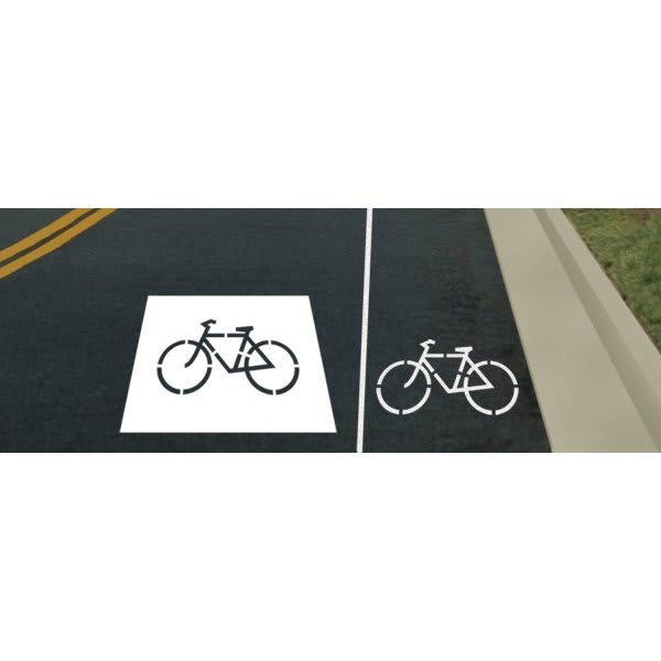 Stock Bike Lane Stencil