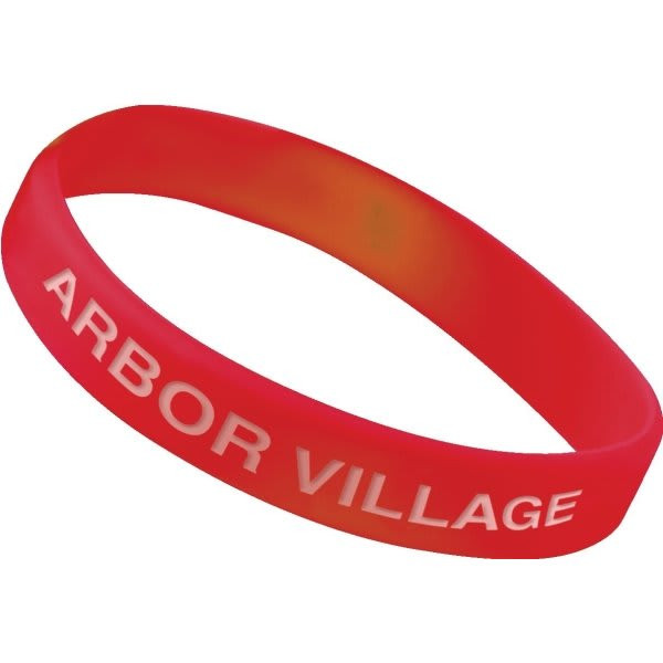 Custom Pool Pass Bracelet, Red, Adult, Package Of 100